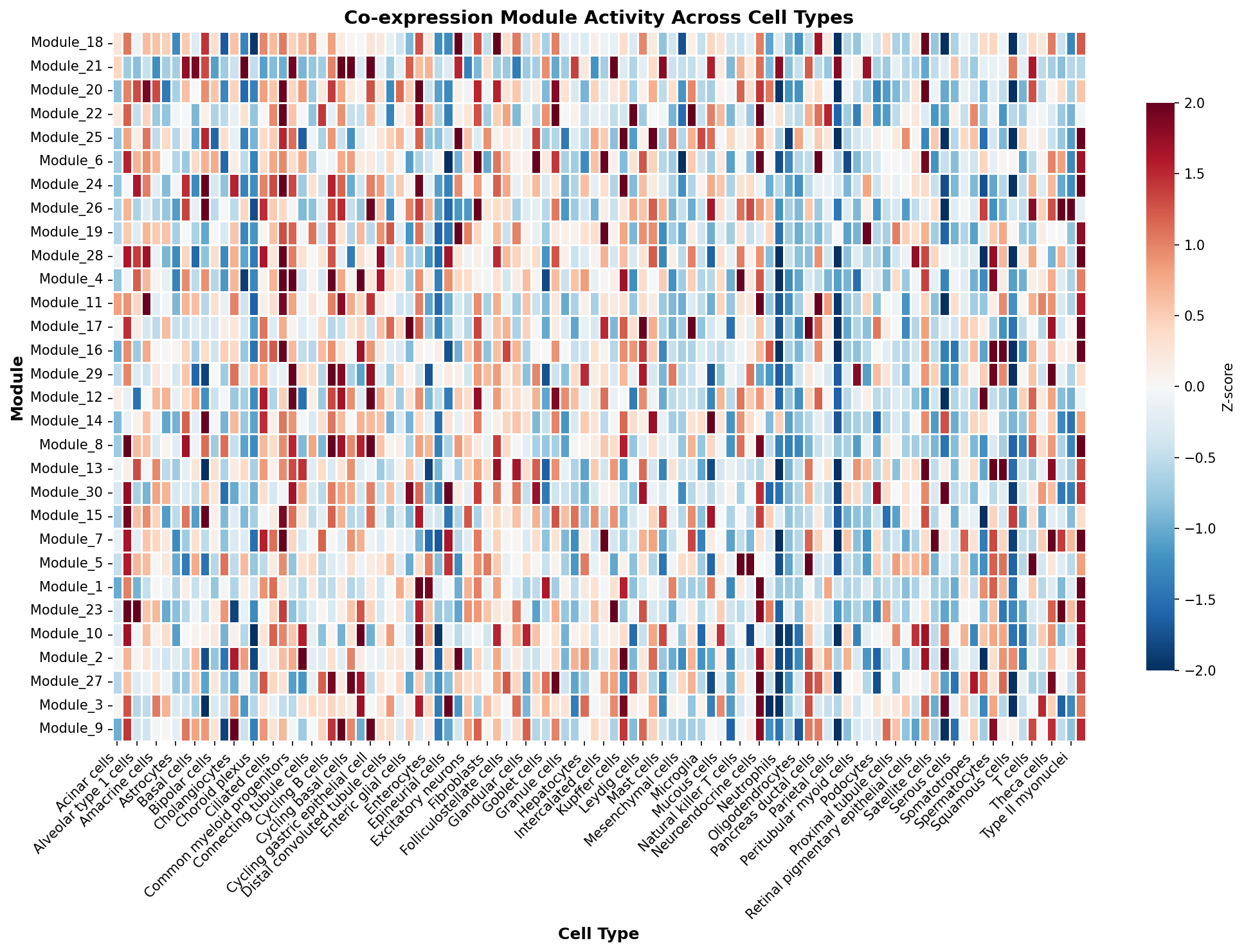 Module-Cell Type Association