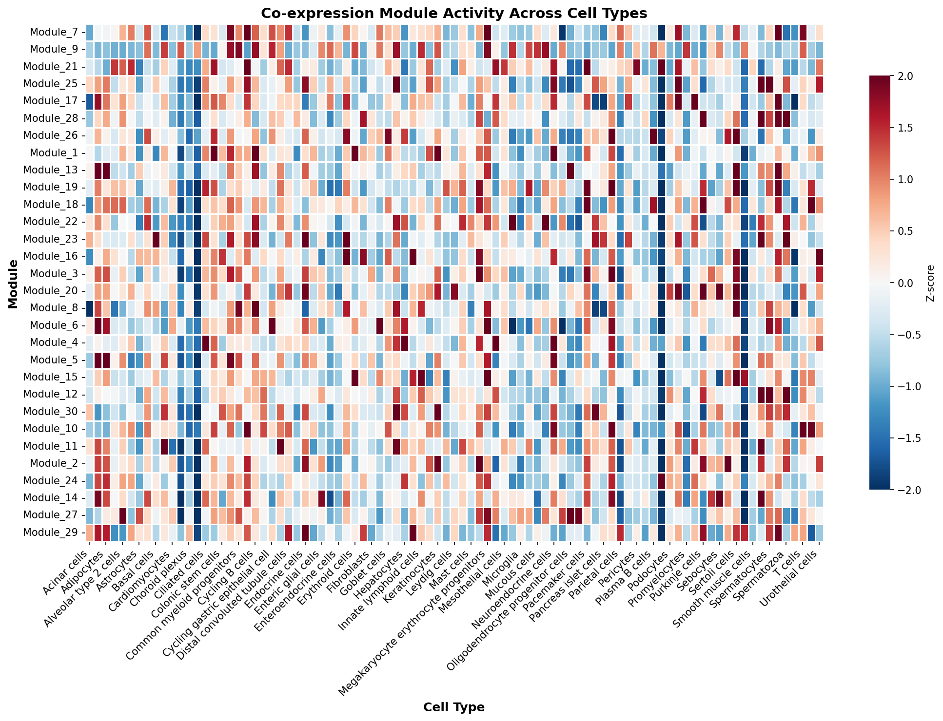 Module-Cell Type Association